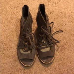 Vince Camuto heeled sandals.